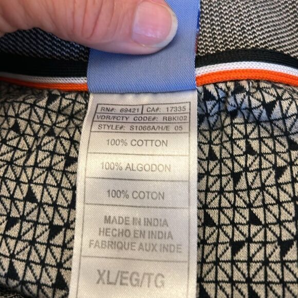 Reebok NFL Team Apparel Cincinnati Bengals short sleeve polo Size XL EUC - Picture 9 of 10